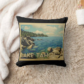 レイクタホヴィンテージトラベル クッション (ブランケット)