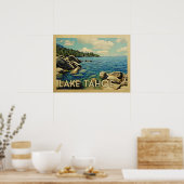 レイクタホヴィンテージトラベル ポスター (キッチン)