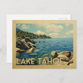 レイクタホヴィンテージトラベル ポストカード (正面/裏面)