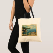 レイクタホートバッグヴィンテージトラベル トートバッグ (正面(商品))