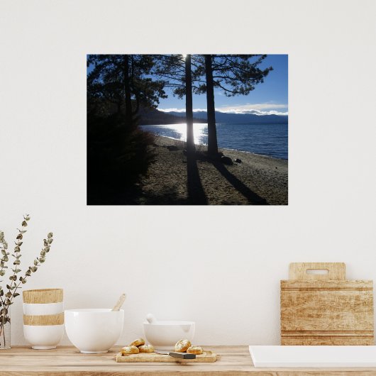 レイクタホ海岸 ポスター (キッチン)