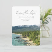 レイクタホ結婚のインクライン村ザデイト 招待状 (スタンド正面)