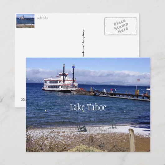 レイクタホ ポストカード (正面/裏面)