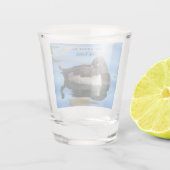 レイクダック反射自然へようこそ ショットグラス (裏面)