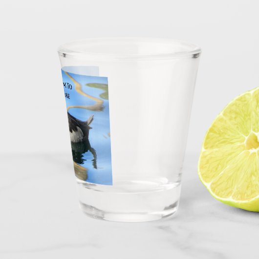 レイクダック反射自然へようこそ ショットグラス (右)