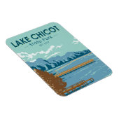 レイクチコット州パークアーカンソーヴィンテージ マグネット (右側)