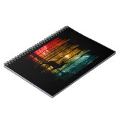 レイクツリーズディアフォレストサンセット ノートブック (左側)