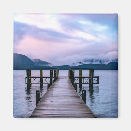 レイクテアナウニュージーランドマグネット マグネット (正面)