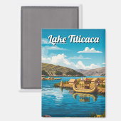 レイクティカフローティングアイランズヴィンテージ マグネット (正面/裏面)