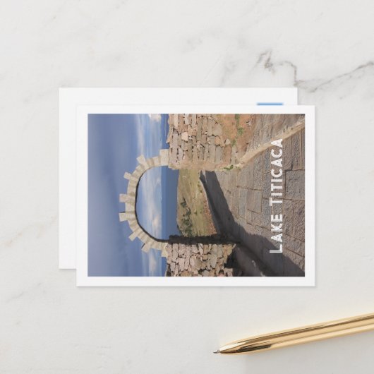 レイクティカペルーお土産 ポストカード (正面/裏面インサイチュ)