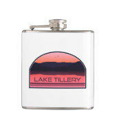 レイクティリーノースカロライナ赤い日の出 フラスク (正面)