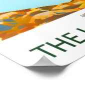 レイクディストリクトイギリスヴィンテージ旅行ポスター ポスター (角)