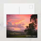 レイクディストリクトイングランドホリデーハガキ シーズンポストカード (正面/裏面)