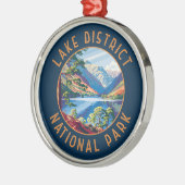 レイクディストリクトナショナルパークインギ動揺してランド メタルオーナメント (左)