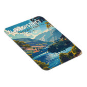 レイクディストリクトナショナルパークイングランドトラベルアート マグネット (右側)