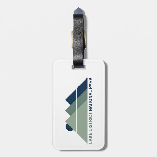 レイクディストリクトナショナルパークマウンテンサン ラゲッジタグ (裏面縦)