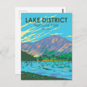 レイクディストリクトナショナルパークレイクバターミア ポストカード (正面/裏面)