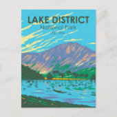 レイクディストリクトナショナルパークレイクバターミア ポストカード (正面)