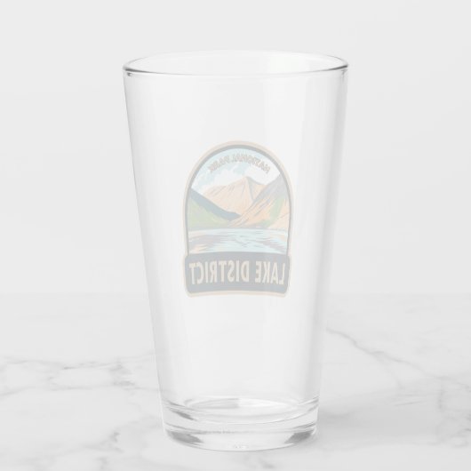 レイクディストリクトナショナルパークワスデールヘッドイングランド タンブラーグラス (裏面)