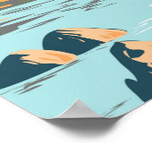 レイクディストリクトナショナルパークワスデールヘッドイングランド ポスター (角)