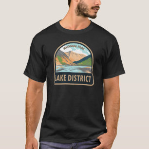 レイクディストリクト国立公園ワッデール岬 Tシャツ