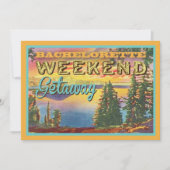 レイクデスティネーションバチェロレッテウィークエンドパーティー招待状 招待状 (正面)