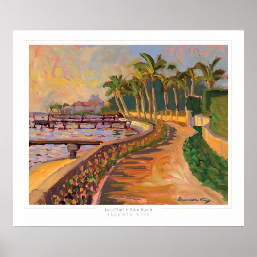 レイクトレイルプリント ポスター (正面)