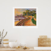 レイクトレイルプリント ポスター (キッチン)