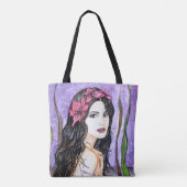 レイクトートバッグの女性 トートバッグ (裏面)