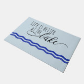 レイクドアマットバケーションで人生は良い ドアマット (アングル)