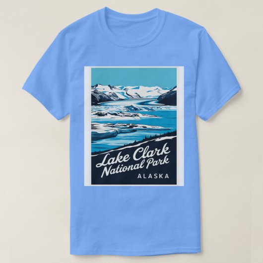 レイクナショナルパークランドスケープTシャツ Tシャツ (デザイン正面)