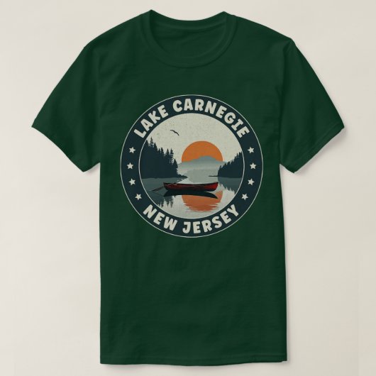 レイクネギーニュージャージーサンセット Tシャツ (デザイン正面)