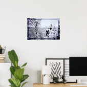 レイクノジリプリント ポスター (ホームオフィス)