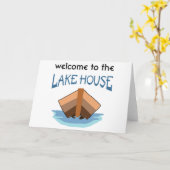 レイクハウスへようこそ カード (黄色い花)