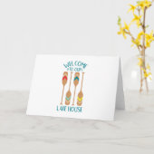 レイクハウスへようこそ カード (黄色い花)