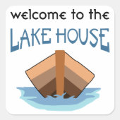 レイクハウスへようこそ スクエアシール (正面)