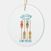 レイクハウスへようこそ セラミックオーナメント (左)