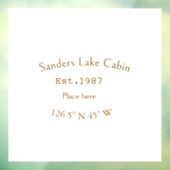 レイクハウスエッツ。年のカスタム座標追加n ウィンドウサイン (シート3)