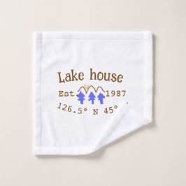 レイクハウスエッツ。年のカスタム座標追加n ウォッシュタオル