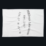 レイクハウスエッツ。年のカスタム座標追加n キッチンタオル<br><div class="desc">デザイン</div>