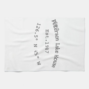 レイクハウスエッツ。年のカスタム座標追加n キッチンタオル