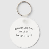レイクハウスエッツ。年のカスタム座標追加n キーホルダー (裏面)