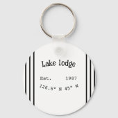 レイクハウスエッツ。年のカスタム座標追加n キーホルダー (裏面)