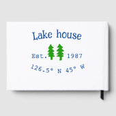 レイクハウスエッツ。年のカスタム座標追加n ゲストブック (裏面)