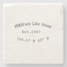 レイクハウスエッツ。年のカスタム座標追加n ストーンコースター