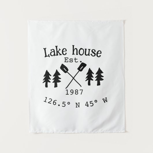 レイクハウスエッツ。年のカスタム座標追加n タペストリー (正面)