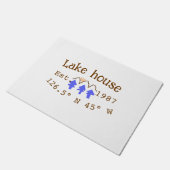 レイクハウスエッツ。年のカスタム座標追加n ドアマット (アングル)