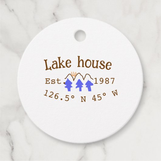 レイクハウスエッツ。年のカスタム座標追加n フェイバータグ (正面)