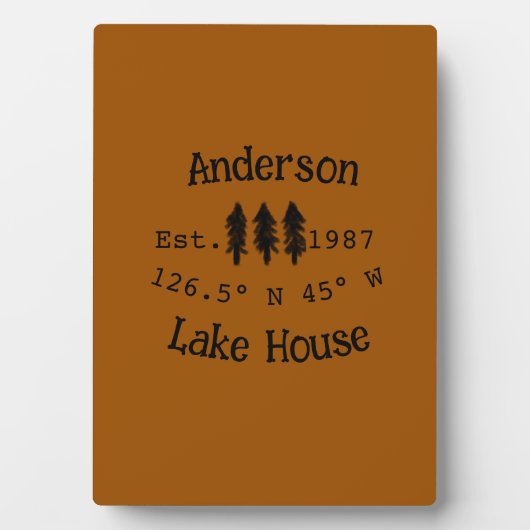 レイクハウスエッツ。年のカスタム座標追加n フォトプラーク (正面)