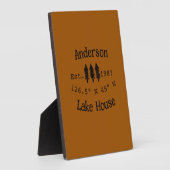 レイクハウスエッツ。年のカスタム座標追加n フォトプラーク (側面)